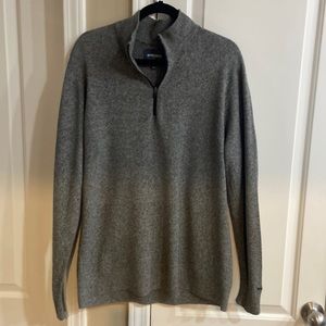 Mens Bonobos 1/4 zip sweater